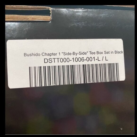 Darc Sport SAMURAI COURAGE "SIDE BY SIDE" OVERSIZED TEE IN BLACK - Picture 4 of 12